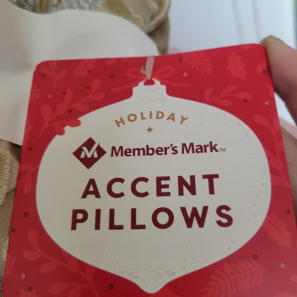 NWT Accent holiday pillow - Picture 2 of 4